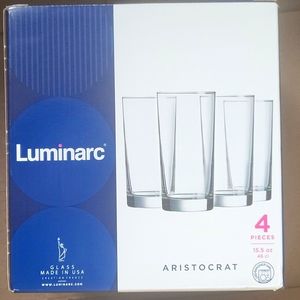 Luminarc Aristocrat 15.5oz Glasses Set Of 4